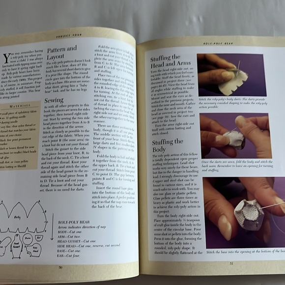 NWT Teddy Bears How to Make Enchanting Miniature BOOK Debbie Kesling 1997 - Picture 11 of 17